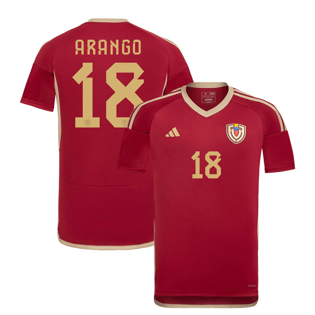 Men's Venezuela ARANGO #18 Home Soccer Jersey Copa América 2024