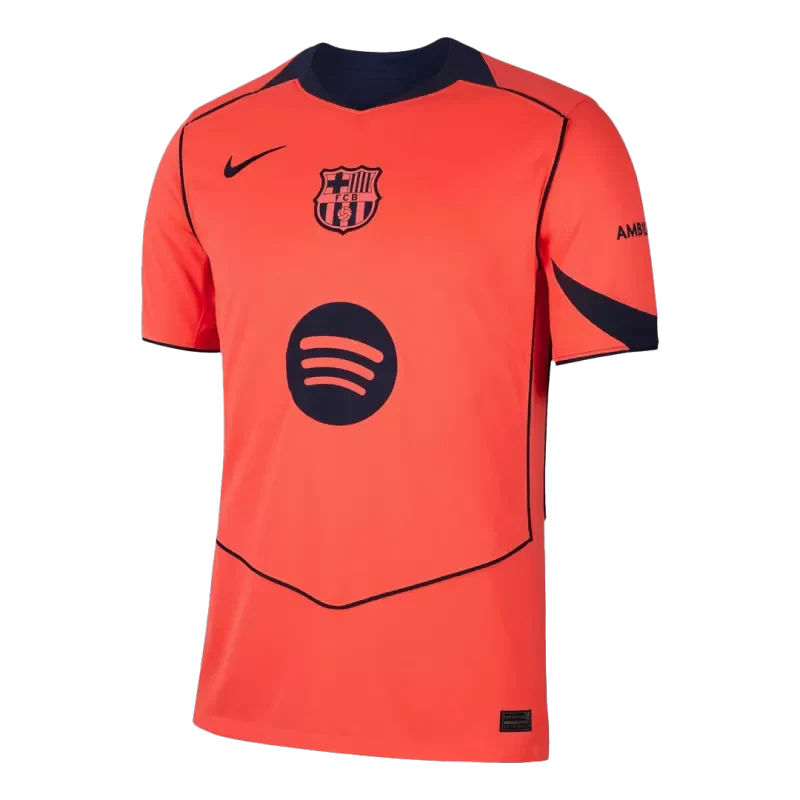 Barcelona Third Away Soccer Jersey 2025/26- Spotify Logo Without Text Top Soccer Jerseys Store