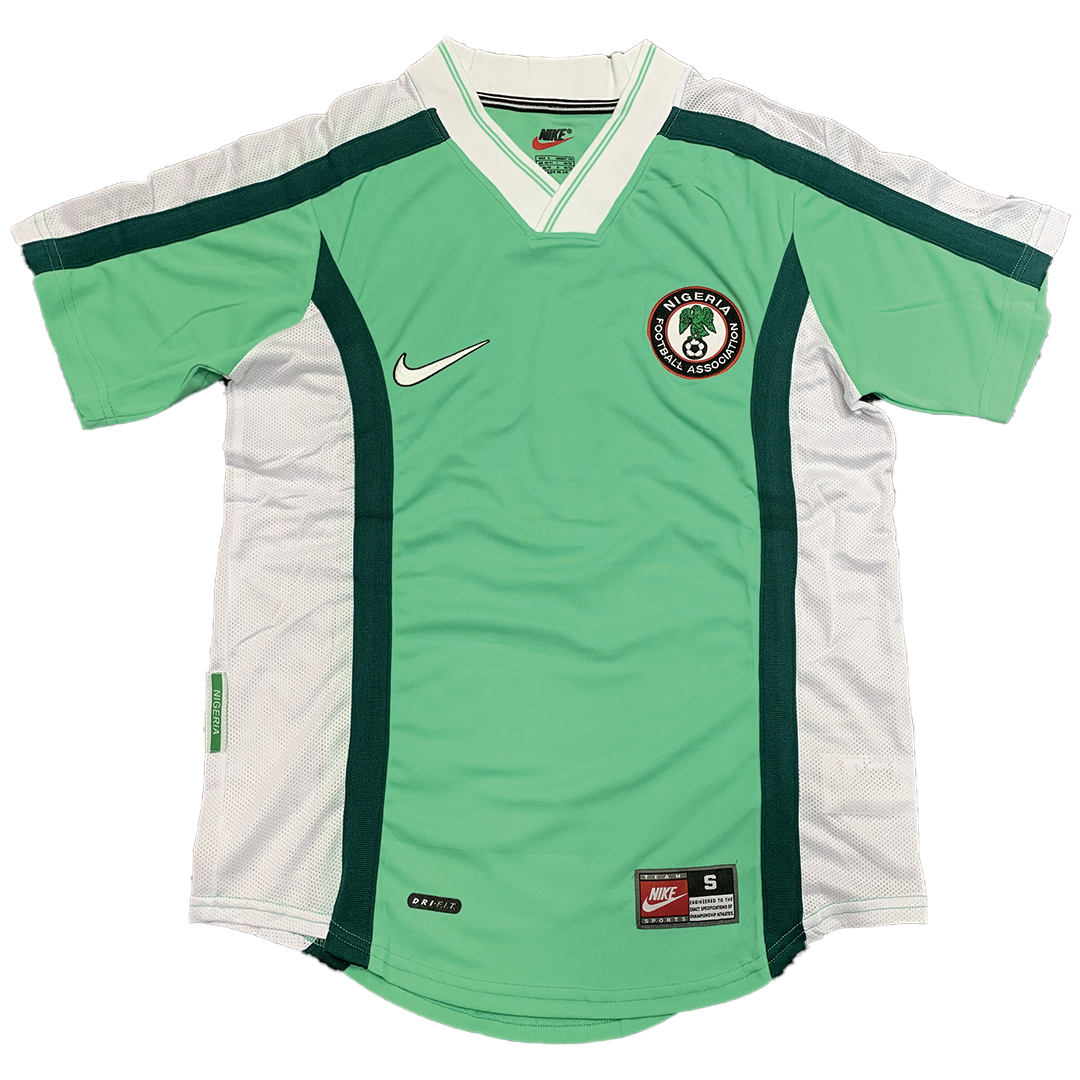 Retro 1998 Nigeria Home Soccer Jersey