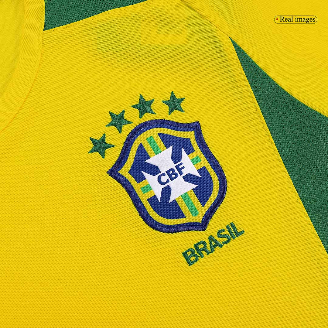 Brazil RONALDINHO #11 Home Retro Soccer Jersey 2002/03