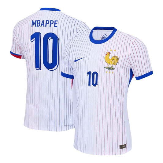 France MBAPPE #10 Away Match Jersey Euro 2024