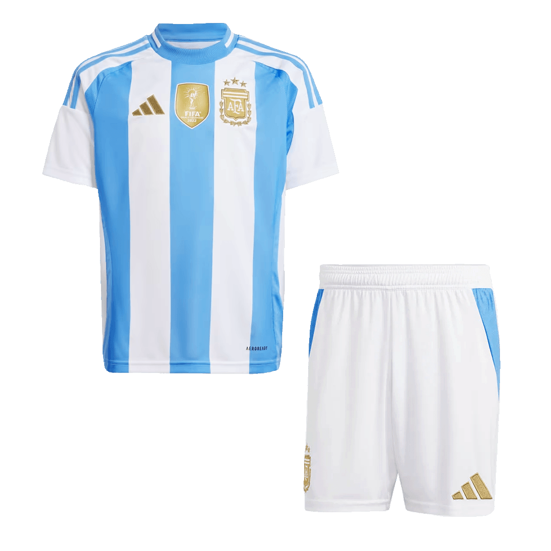 Kid's Argentina Home Jerseys Kit(Jersey+Shorts) 2024