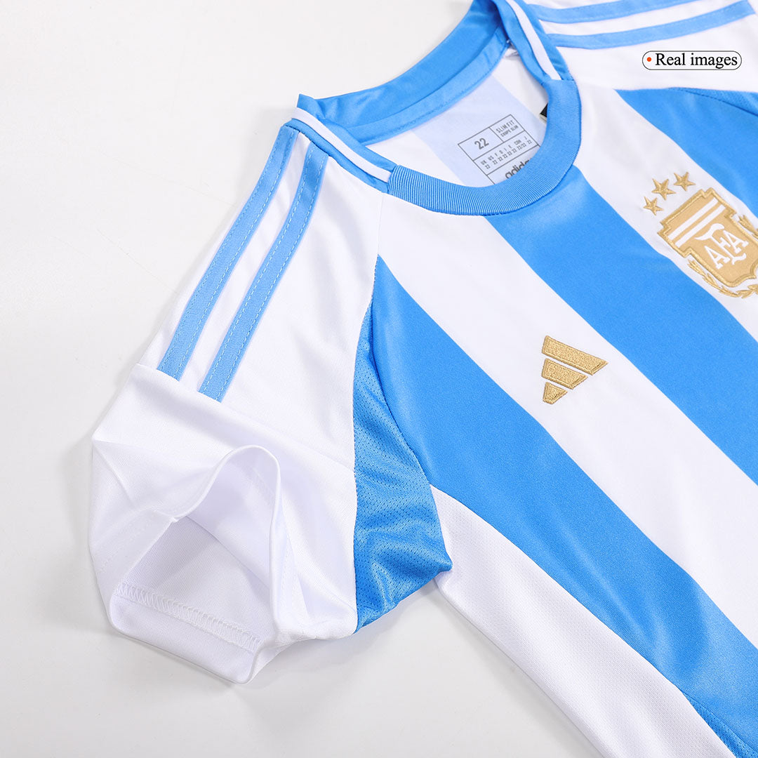Kid's Argentina Home Jerseys Full Kit 2024