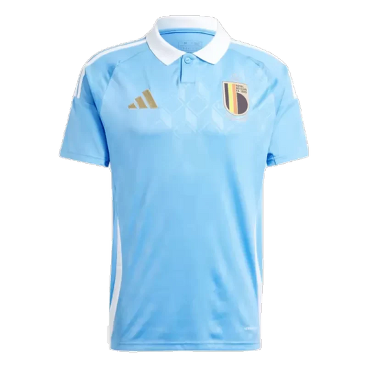 Belgium DE BRUYNE #7 Away Soccer Jersey 2024 topsoccerjerseys.com
