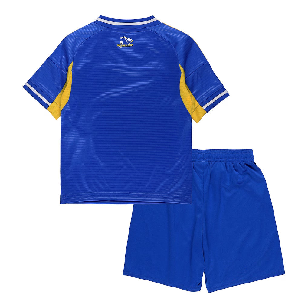 Kid's Leeds United Away Soccer Jersey Kit (Jersey+Shorts) 2025/26 Top Soccer Jerseys Store