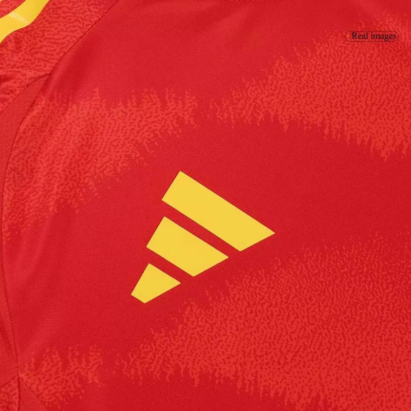 Player Version LAMINE YAMAL #19 Spain Home Soccer Jersey Euro 2024