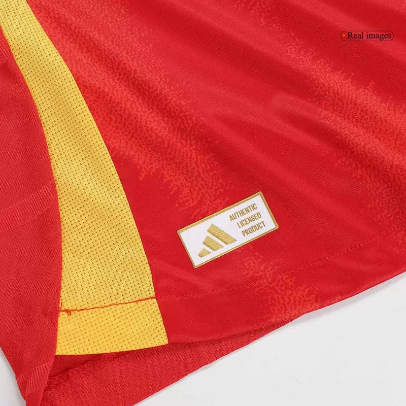Player Version LAMINE YAMAL #19 Spain Home Soccer Jersey Euro 2024