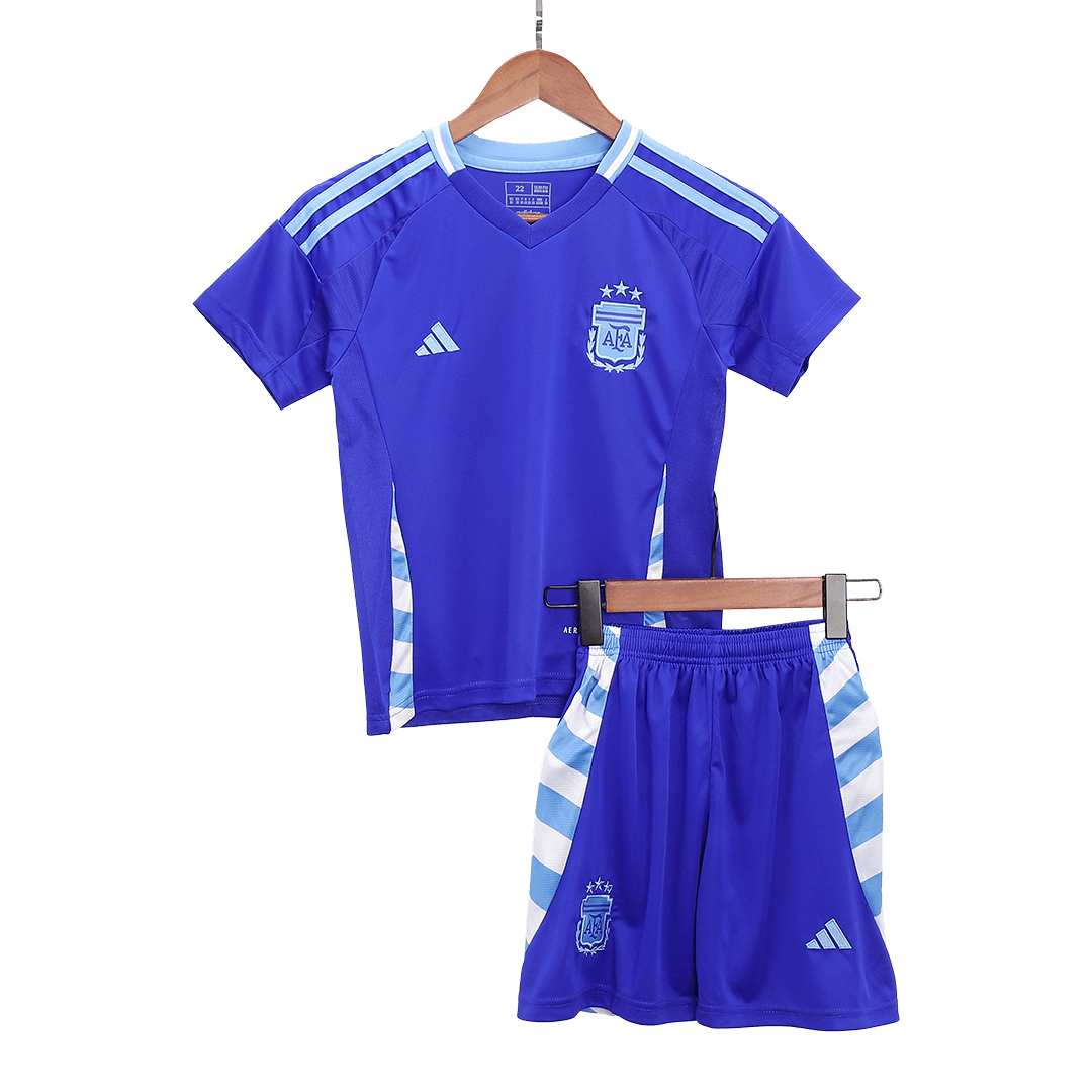 Kid's Argentina Away Jerseys Kit(Jersey+Shorts) 2024