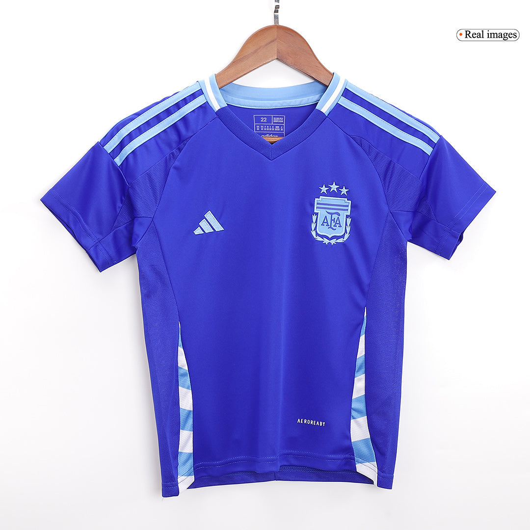 Kid's Argentina Away Jerseys Kit(Jersey+Shorts) 2024