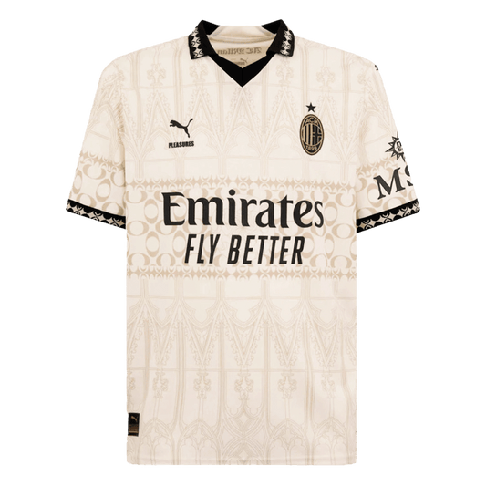 GIROUD #9 AC Milan X Pleasures Fourth Away  Soccer Jersey 2023/24 Top Soccer Jerseys Store