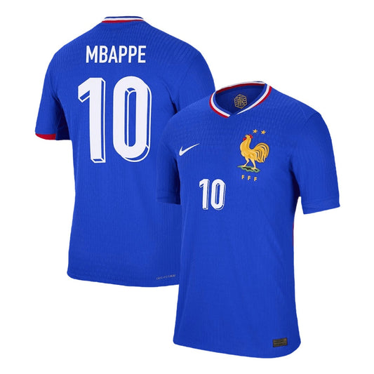 France MBAPPE #10 Home Match Jersey Euro 2024