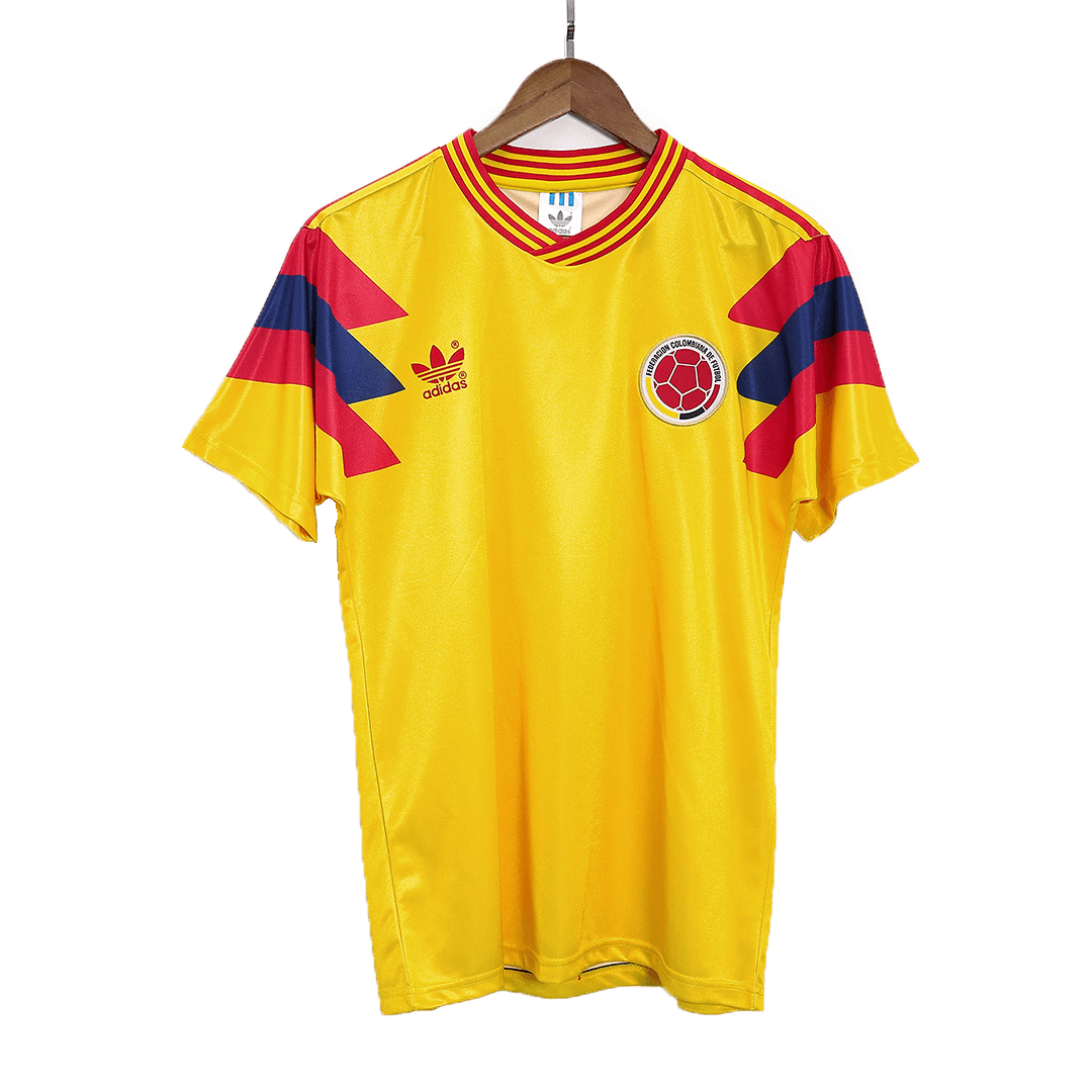 Colombia Home Retro Soccer Jersey 1990