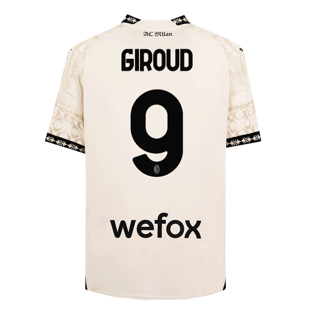 GIROUD #9 AC Milan X Pleasures Fourth Away  Soccer Jersey 2023/24 Top Soccer Jerseys Store