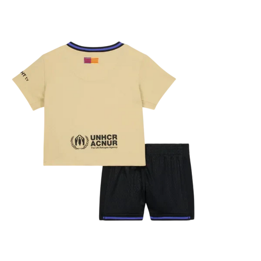 Kid‘s Barcelona Away Soccer Jerseys (Jersey+Short) Kit 2025/26 topsoccerjerseys.com