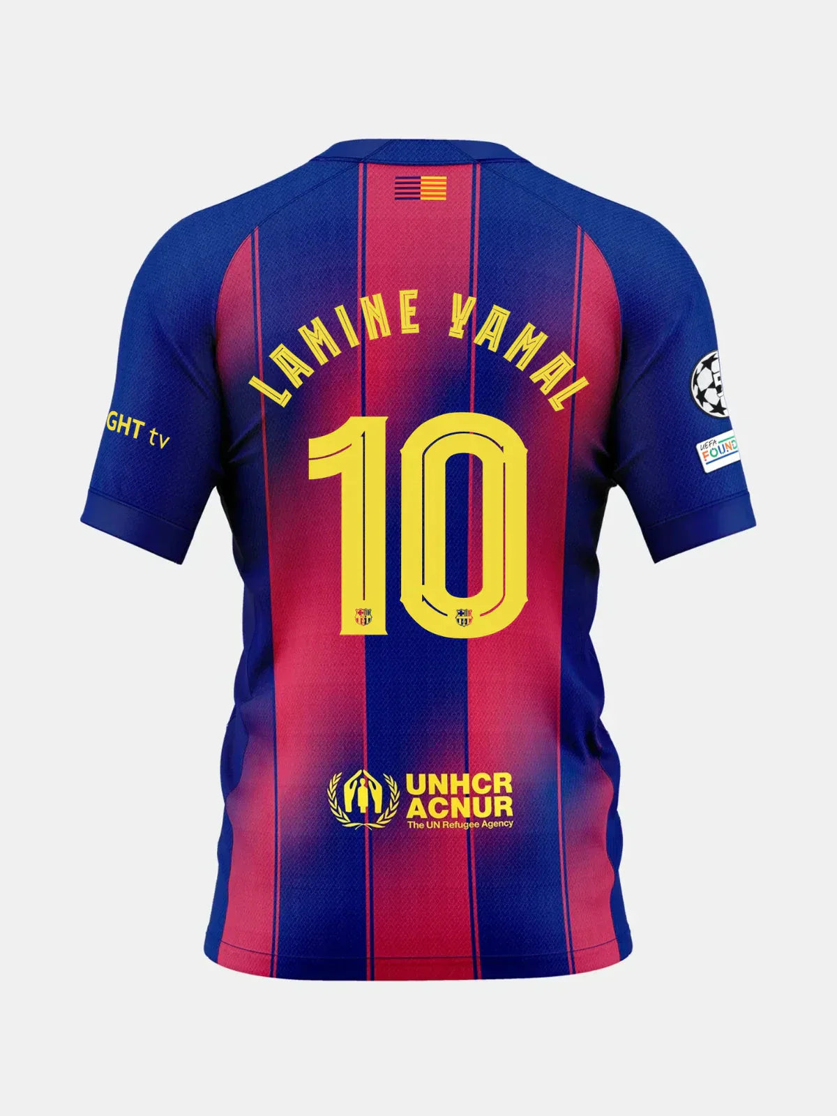 Player Version Barcelona LAMINE YAMAL #10 Home 2025/26 Soccer Jersey topsoccerjerseys.com