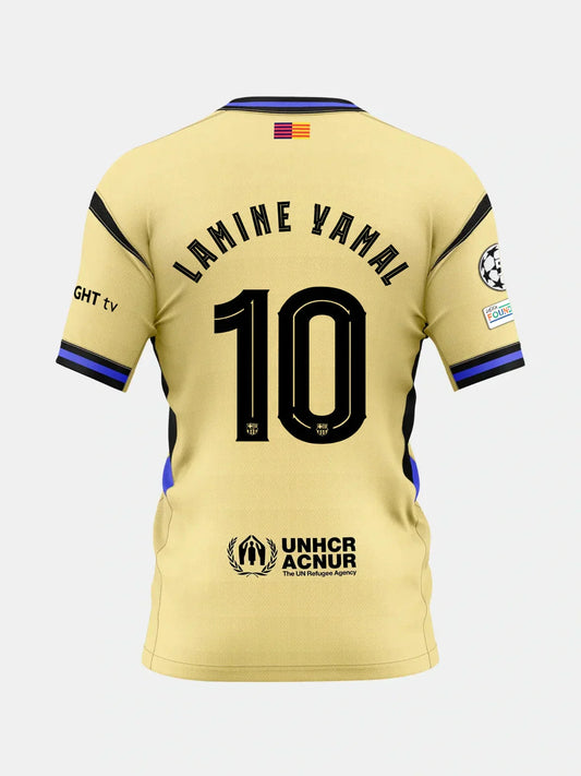 Player Version Barcelona LAMINE YAMAL #10 away jersey 25/26 topsoccerjerseys.com