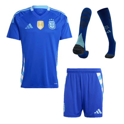 [Super Quailty] Men's Argentina Away Jersey Full Kit 2024