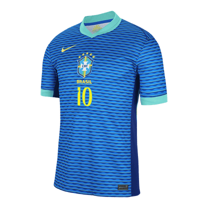 Men's Brazil NEYMAR JR #10 Away Soccer Jersey 2024