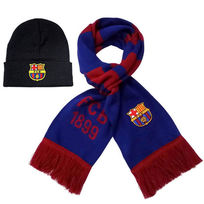 Cozy Knit Beanie and Scarf Combo topsoccerjerseys.com
