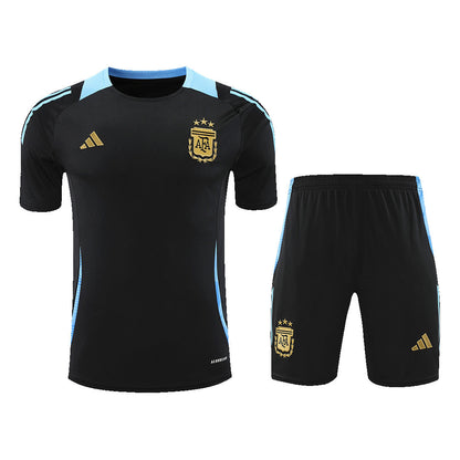 Men's Argentina Pre-Match Jersey (Jersey+Shorts) Kit Copa América 2024