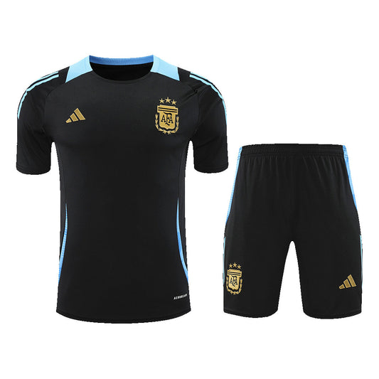 Men's Argentina Pre-Match Jersey (Jersey+Shorts) Kit Copa América 2024