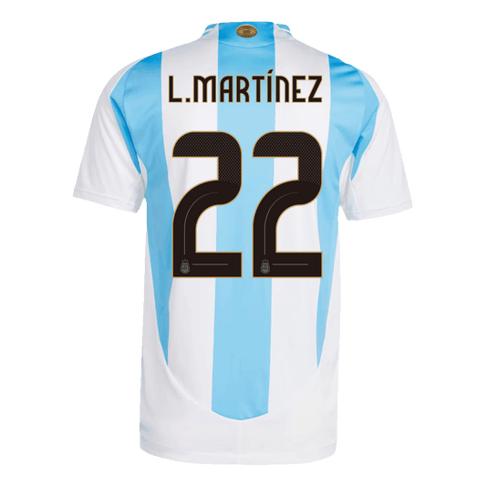 Argentina L.MART?NEZ #22 Home Match Jersey Copa América 2024
