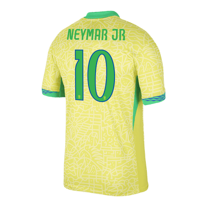 [Super Quality] Men's Brazil NEYMAR JR #10 Home Soccer Jersey 2024
