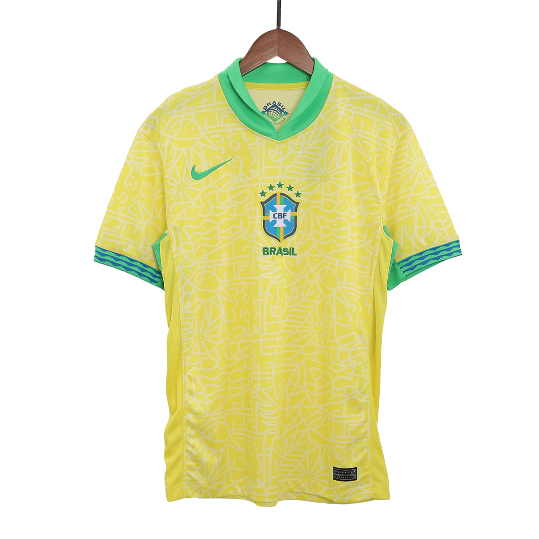 [Super Quailty] Men's Brazil Home Jersey Full Kit Copa América 2024
