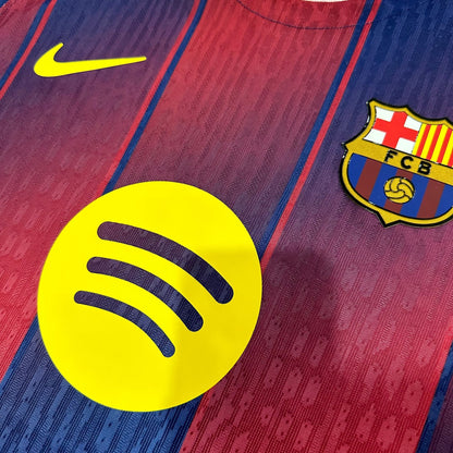 Player Version Barcelona Home 2025/26 Soccer Jersey Go Game Wear