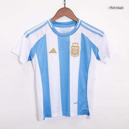 Kid's Argentina Home Jerseys Full Kit 2024