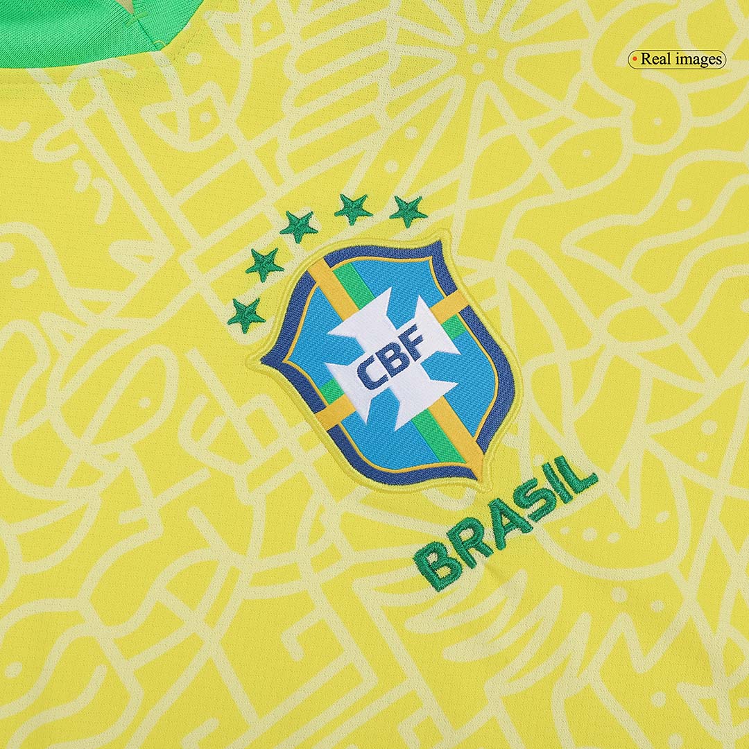 [Super Quailty] Men's Brazil Home Jersey (Jersey+Shorts) Kit Copa América 2024
