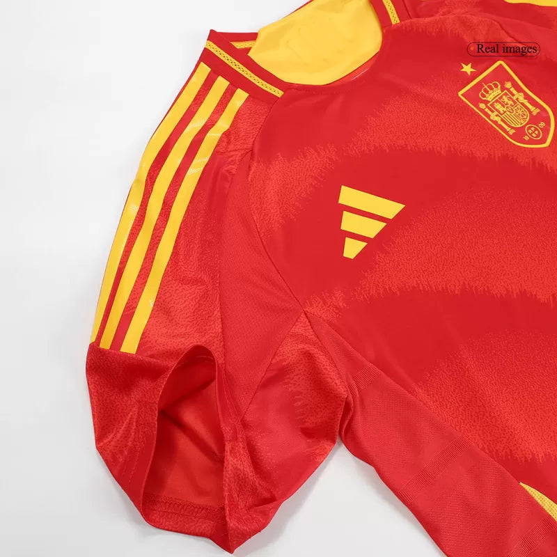 Player Version Spain Home Soccer Jersey Euro 2024