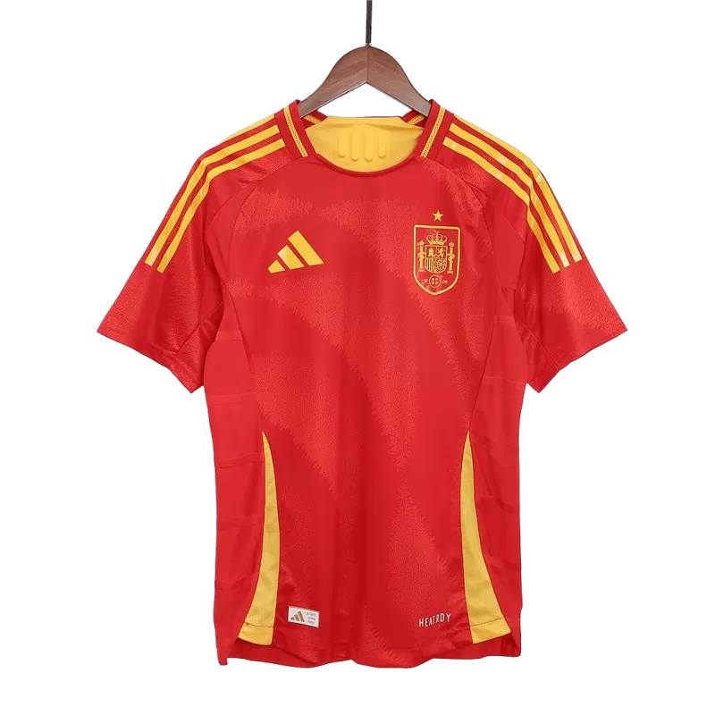 Player Version Spain Home Soccer Jersey Euro 2024