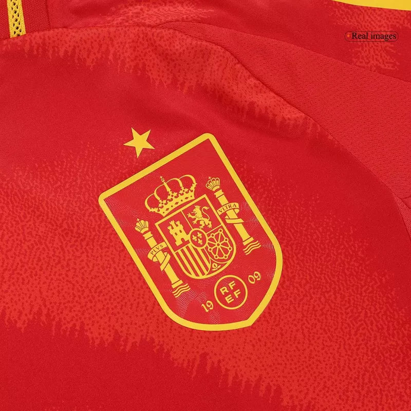 Player Version Spain Home Soccer Jersey Euro 2024