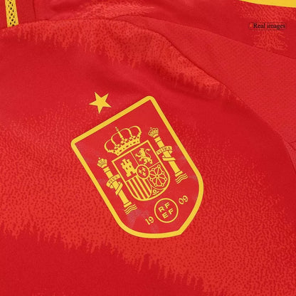 Player Version Spain Home Soccer Jersey Euro 2024