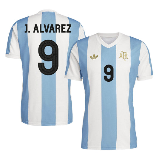 Men's Argentina J.ALVAREZ #9 Soccer Jersey 2024