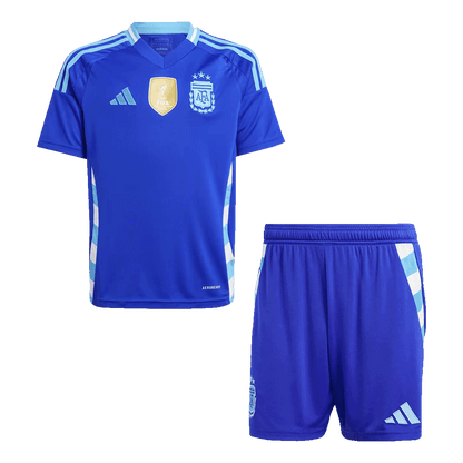 Kid's Argentina Away Jerseys Kit(Jersey+Shorts) 2024