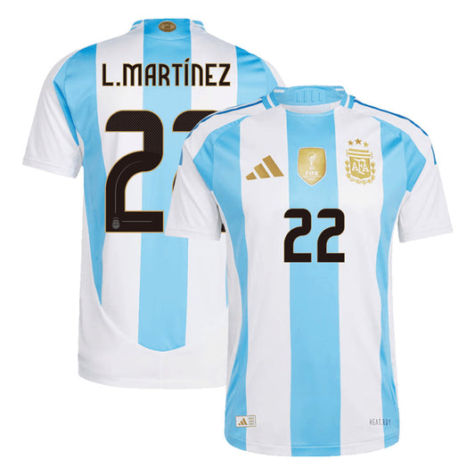 Argentina L.MART?NEZ #22 Home Match Jersey 2024
