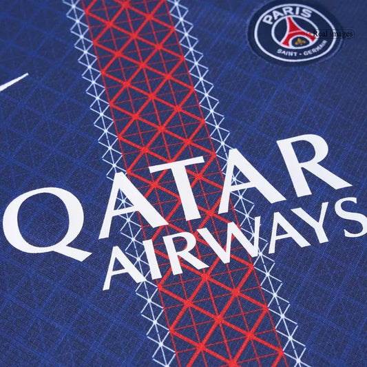 Kid's PSG Home Soccer Jersey Kit(Jersey+Shorts) 2025/26 Top Soccer Jerseys Store