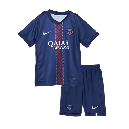 Kid's PSG Home Soccer Jersey Kit(Jersey+Shorts) 2025/26 Top Soccer Jerseys Store