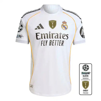 Player Version Real Madrid Home Soccer Jersey 2025/26 Top Soccer Jerseys Store