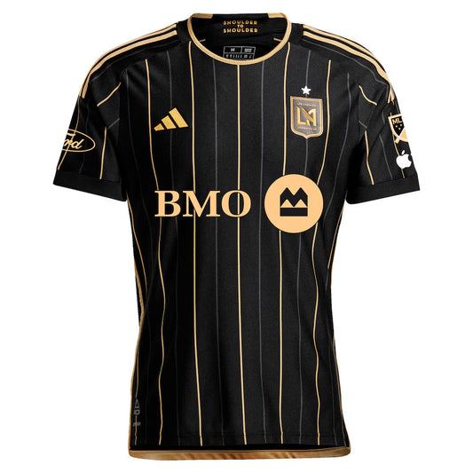 Fan Version Men's LAFC #7 Son Heung-Min Black Home 2024 topsoccerjerseys.com