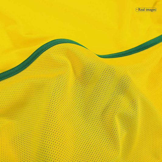 Brazil RONALDINHO #11 Home Retro Soccer Jersey 2002/03