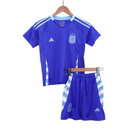 Kid's Argentina Away Jerseys Kit(Jersey+Shorts) 2024
