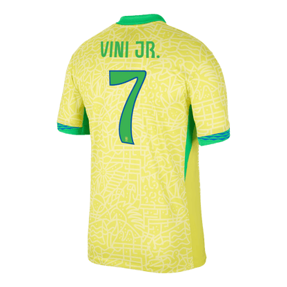 [Super Quality] Men's Brazil VINI JR. #7 Home Soccer Jersey Copa América 2024