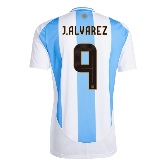 [Super Quality] Men's Argentina J.ALVAREZ #9 Home Soccer Jersey 2024