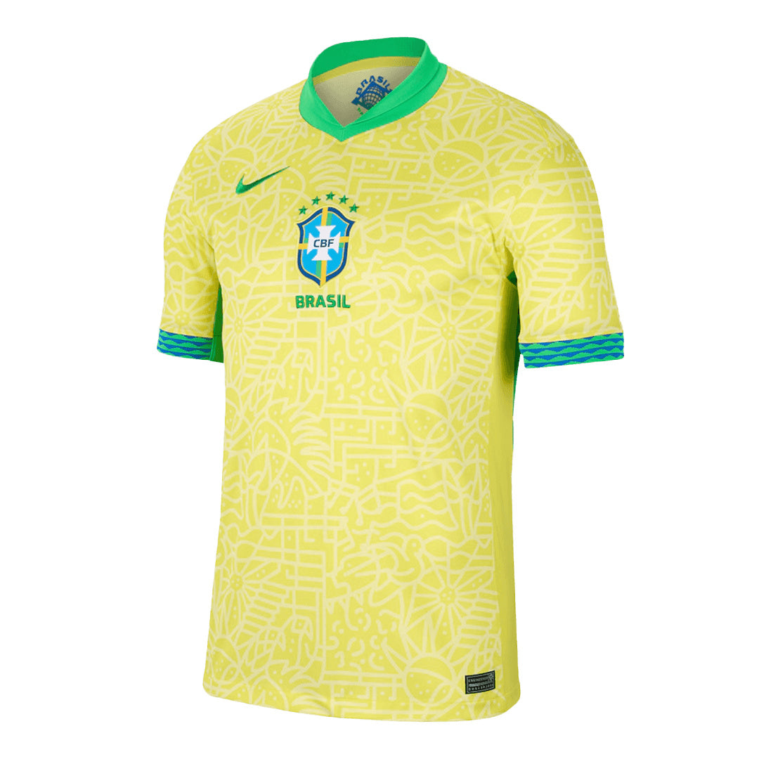 [Super Quality] Men's Brazil Home Soccer Jersey Copa América 2024