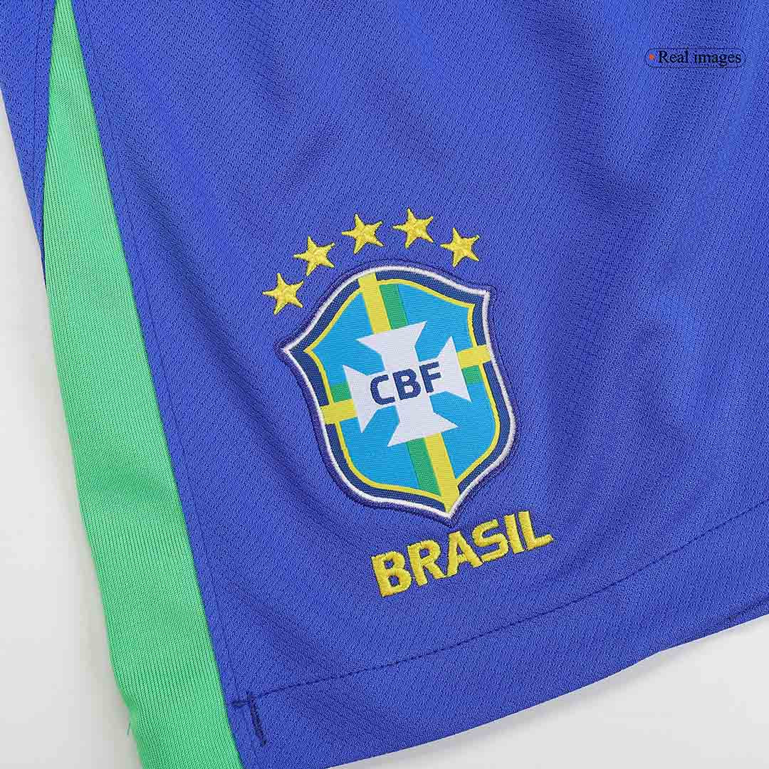 Brazil Home Soccer Shorts Copa América 2024