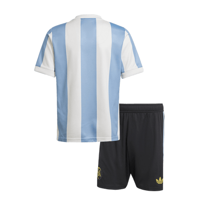 Kid's Argentina  Soccer Jersey Kit(Jersey+Shorts) 2024 - 50th Anniversary Top Soccer Jerseys Store