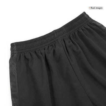 Kid's AC Milan x Pleasures Fourth Away  Soccer Jersey Kit(Jersey+Shorts) 2023/24 Top Soccer Jerseys Store